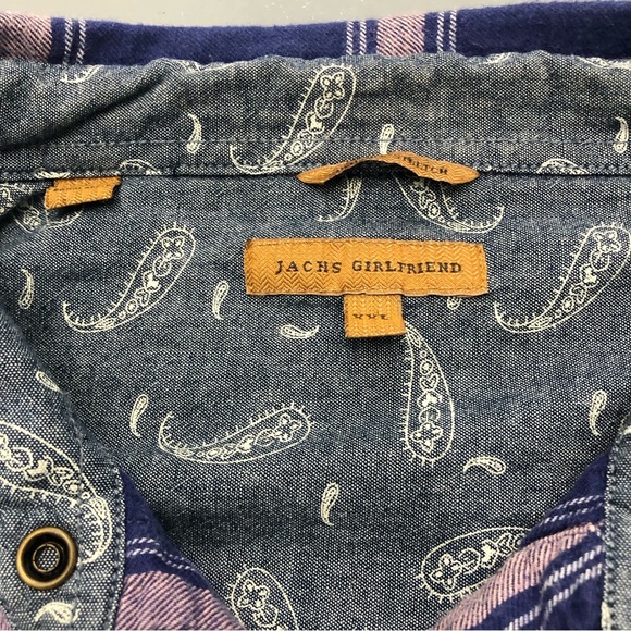 Jachs Girlfriend Flannel Snap Button Down Shirt Women’s Size XXL - Picture 4 of 5